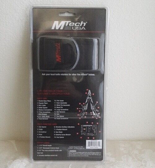 Men’s 4pc Multi Tool Every Day Carry Gift Set New