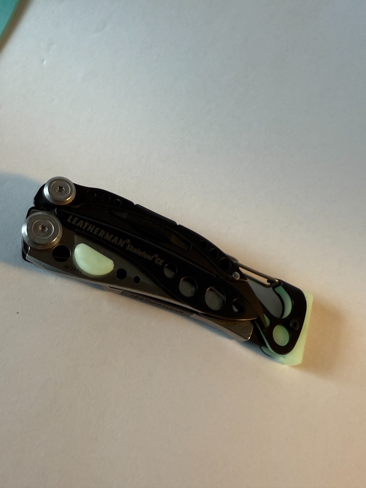 Hammer Head & Thumb Stud Upgrade for Leatherman Skeletool – Glow-in-the-Dark