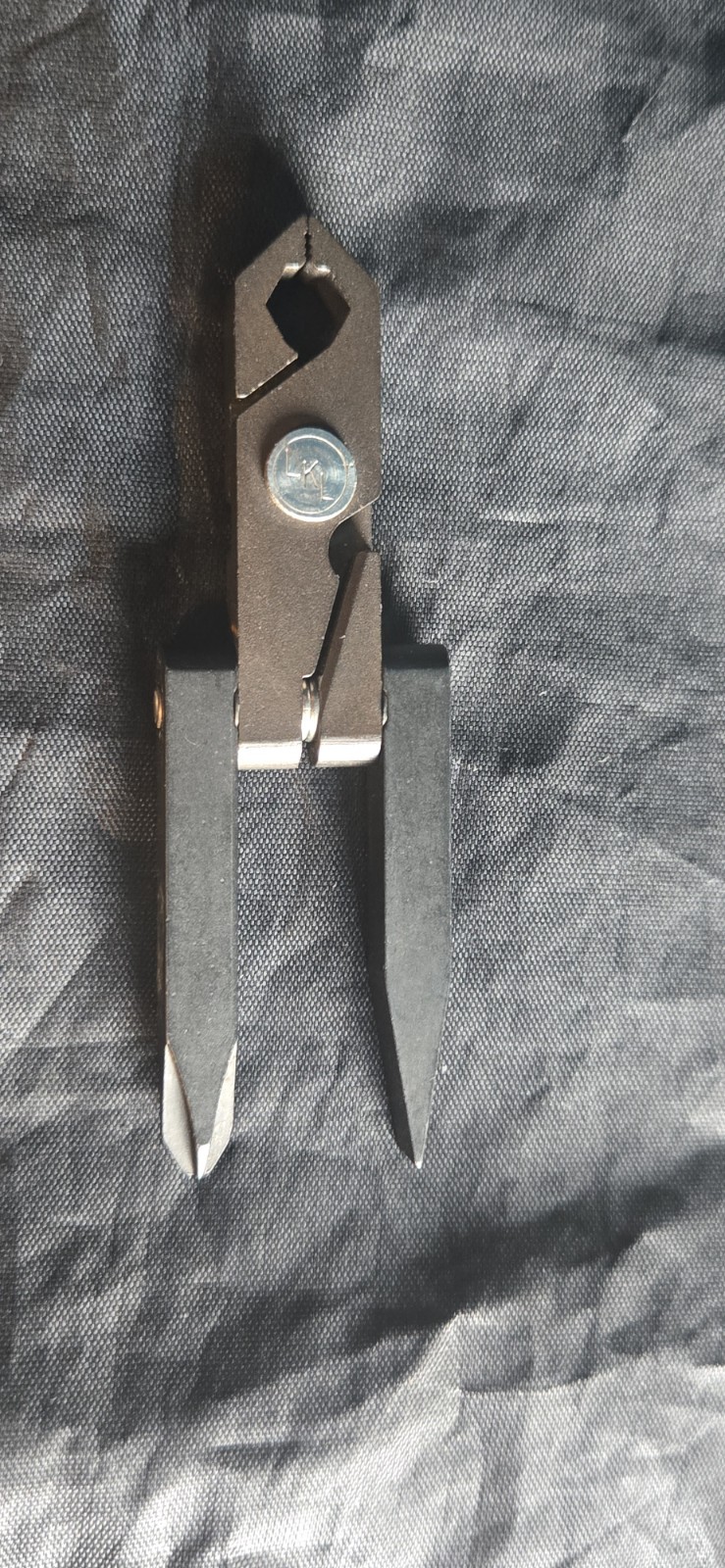 Vintage Swiss-Tech USA Micro Tool Black Phillips Flathead Pliers nice