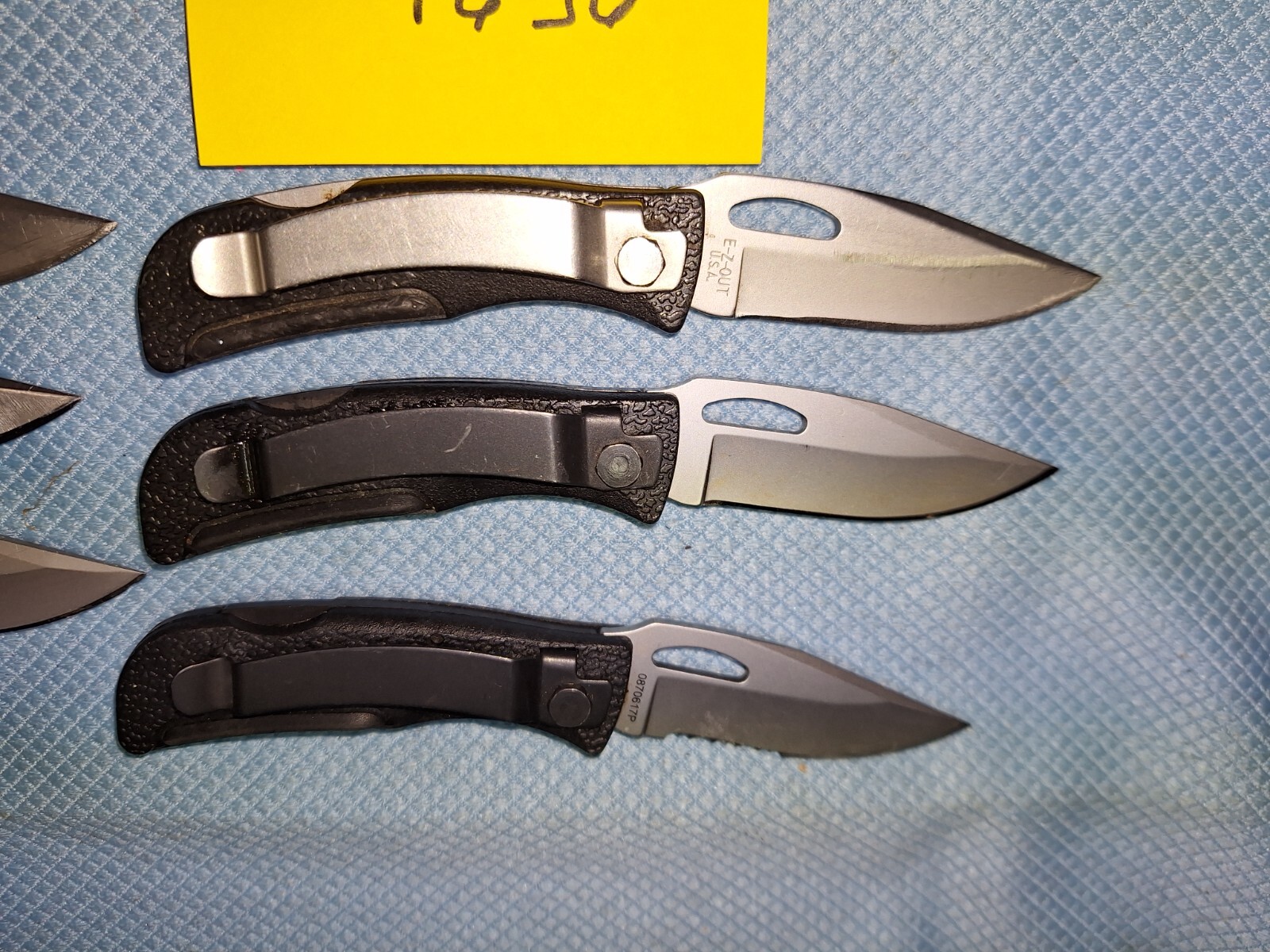 6 Gerber 425 EZ-OUT JR Pocket Knife lock back U.S.A. Loc 2521