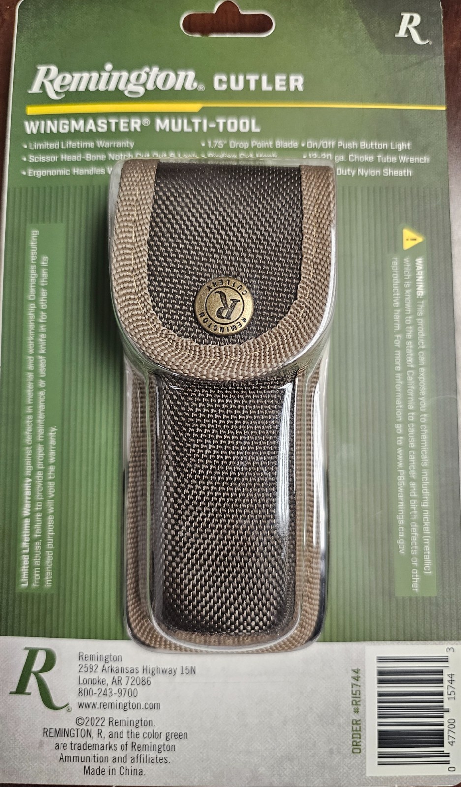 Remington Wingmaster Multi-Tool With Nylon Sheath