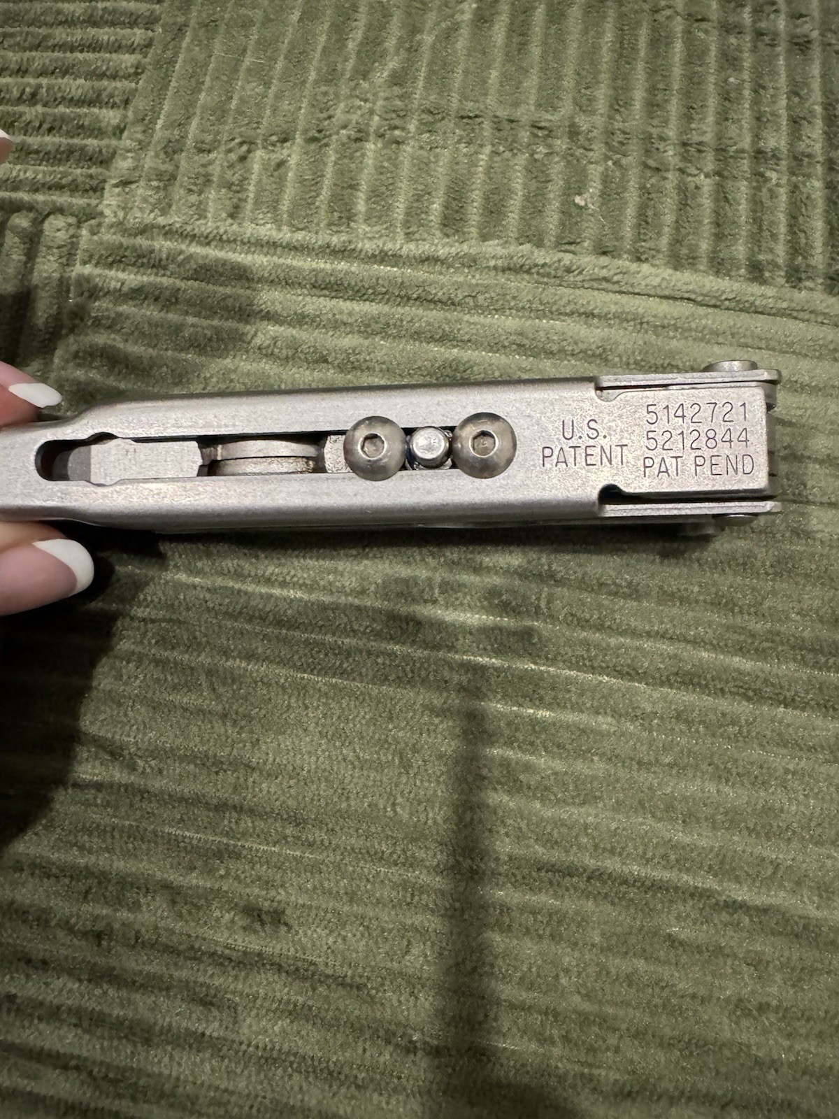 Gerber Stainless Steel Multi-Tool Plier Ruler Silver with Sheath