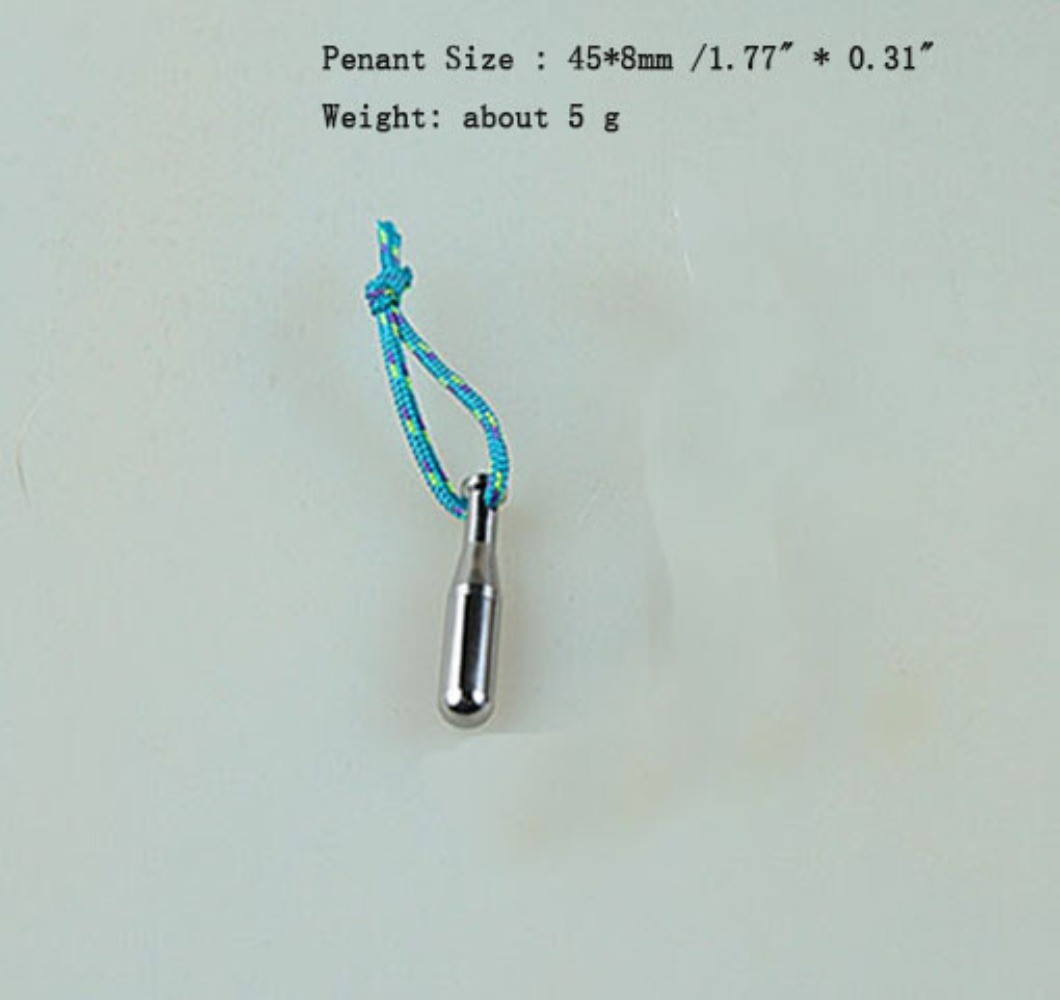 Small Pure Titanium Pendant 45*8mm Keychain Pendant Outdoor EDC Multi Tool