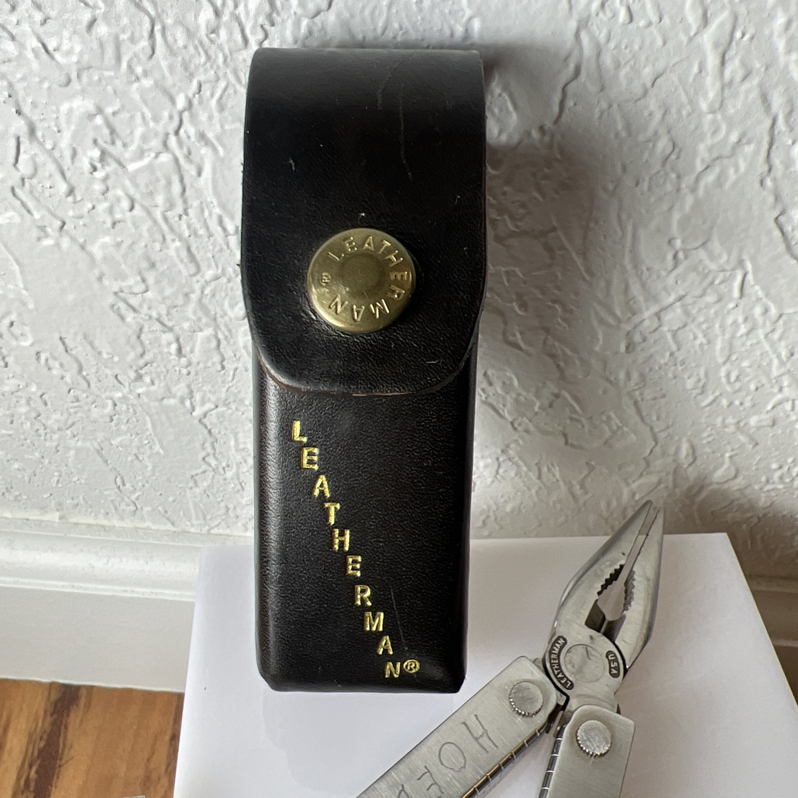Vintage Original Leatherman Multi Tool Portland OR W/ Sheath USA 0896