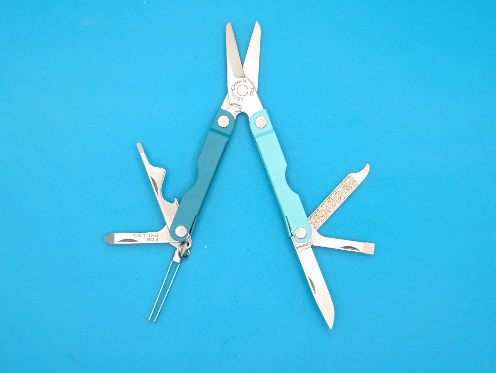 Leatherman Micra Multi-Tool, Knife, Scissors, Key Ring, Parakeet!