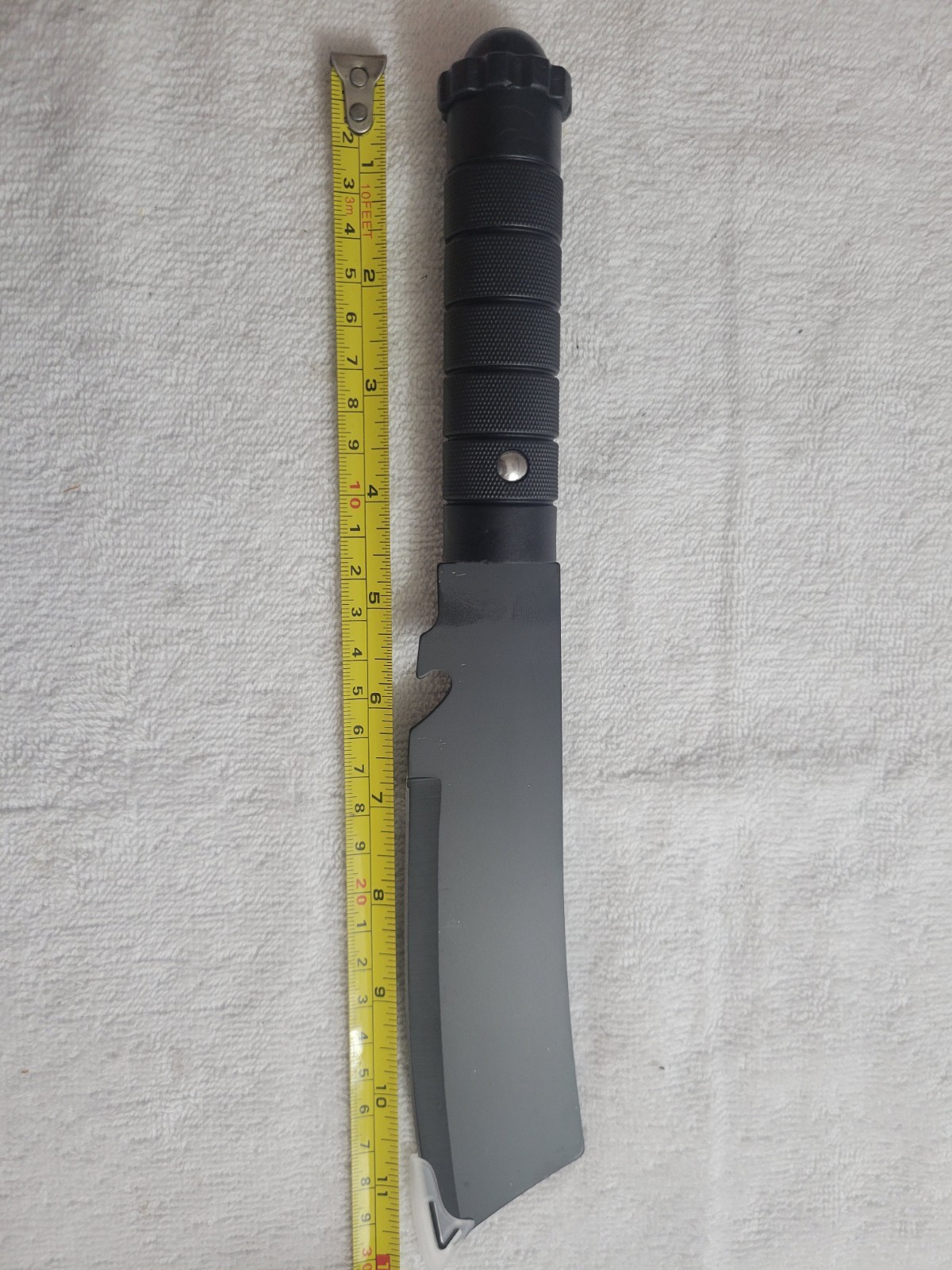 Fiona Outdoor Tools Multi Use Fixed Blade Camping Knife/Cleaver W/Sheath (B7)