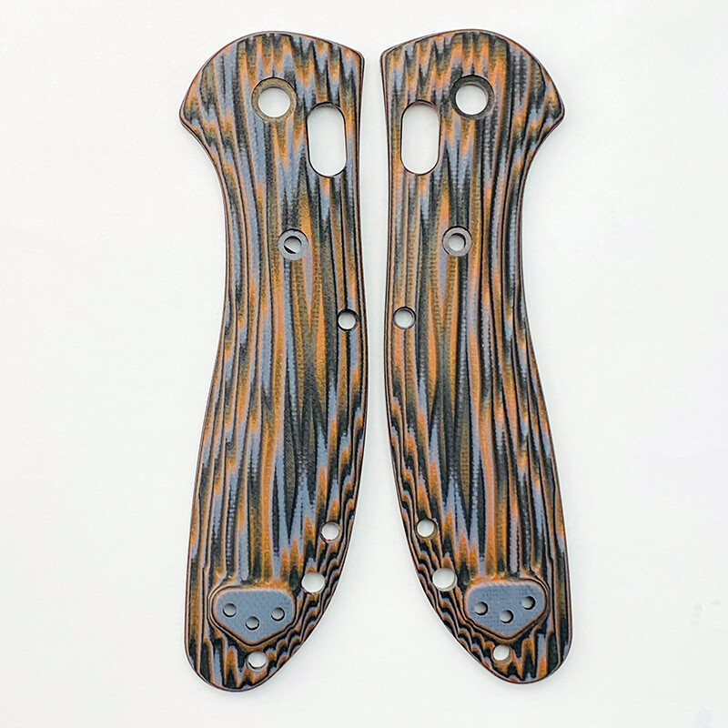 1 Pair G10 Handle Scales+Supporting Shafts for Benchmade Griptilian 551/550