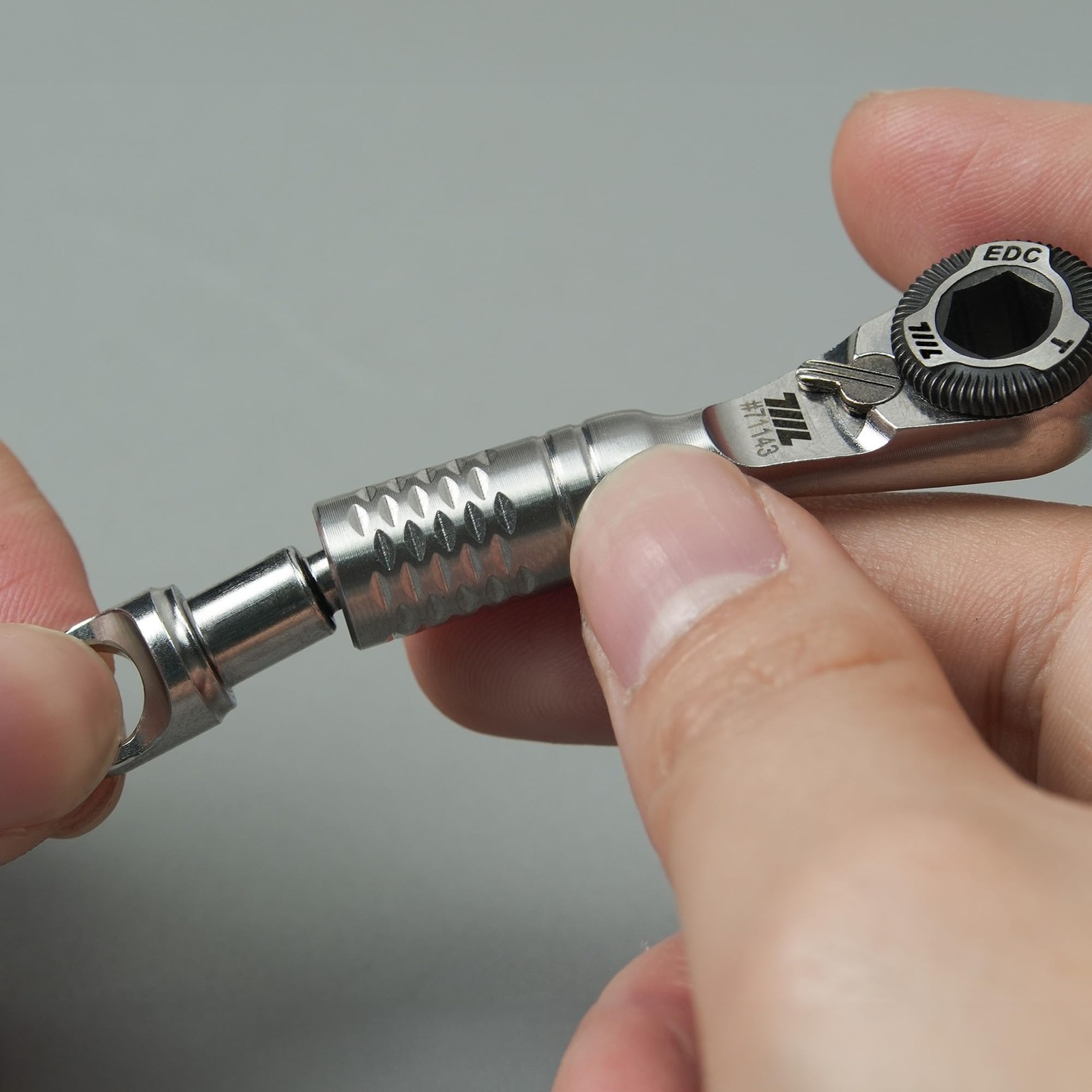 Keyring Loop DUO – Keyring Attachment for 1/4″ Hex & 4mm Hex Bit Socket Tools…