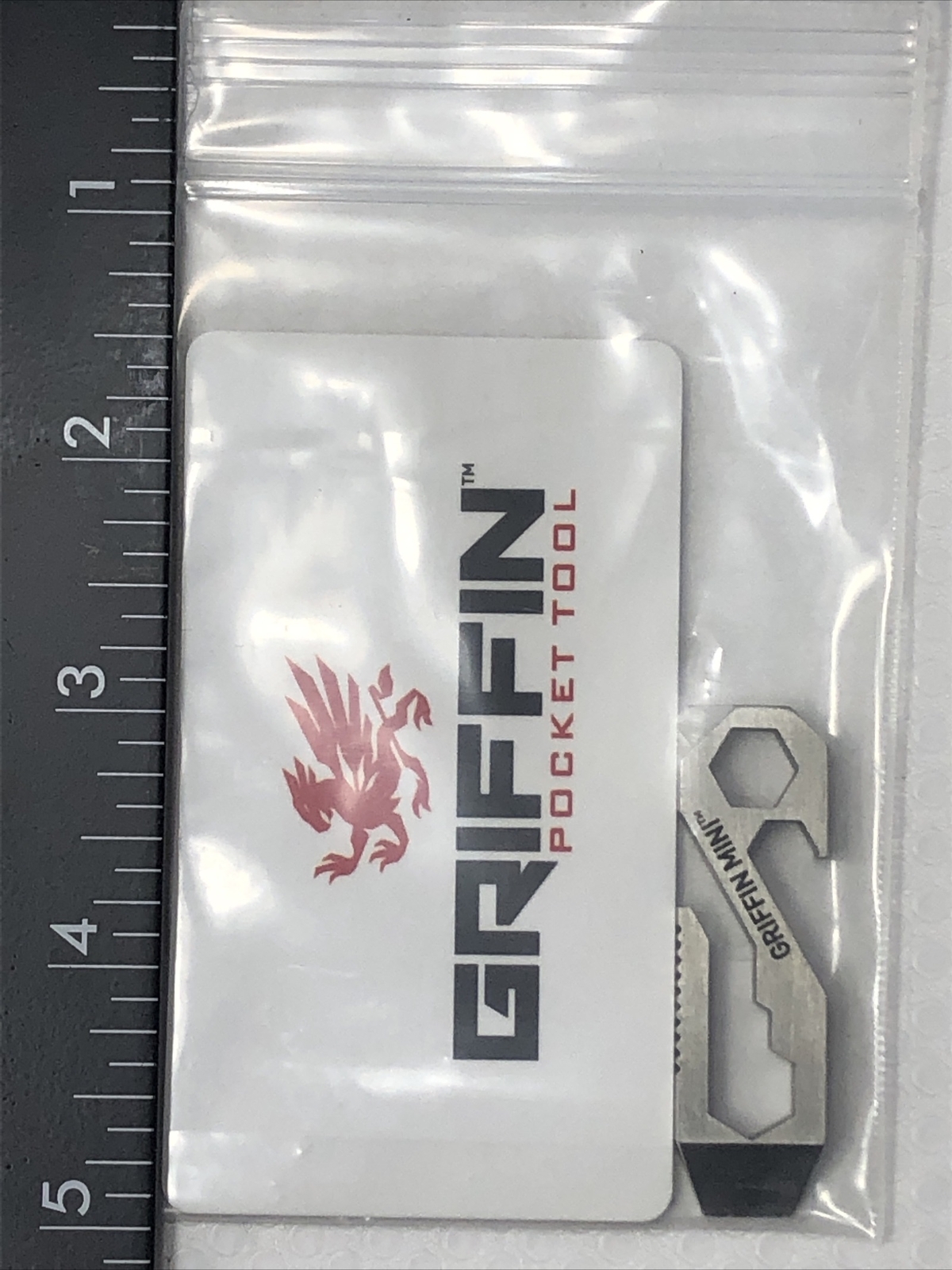 Griffin Mini Pocket Multi Tool Stainless Steel 9 Tools One Design NIP