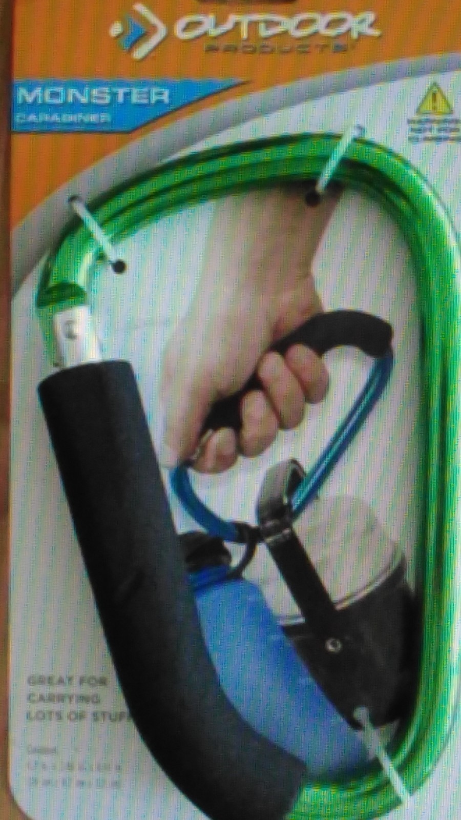 Outdoor Products Monster Carabiner – Blue