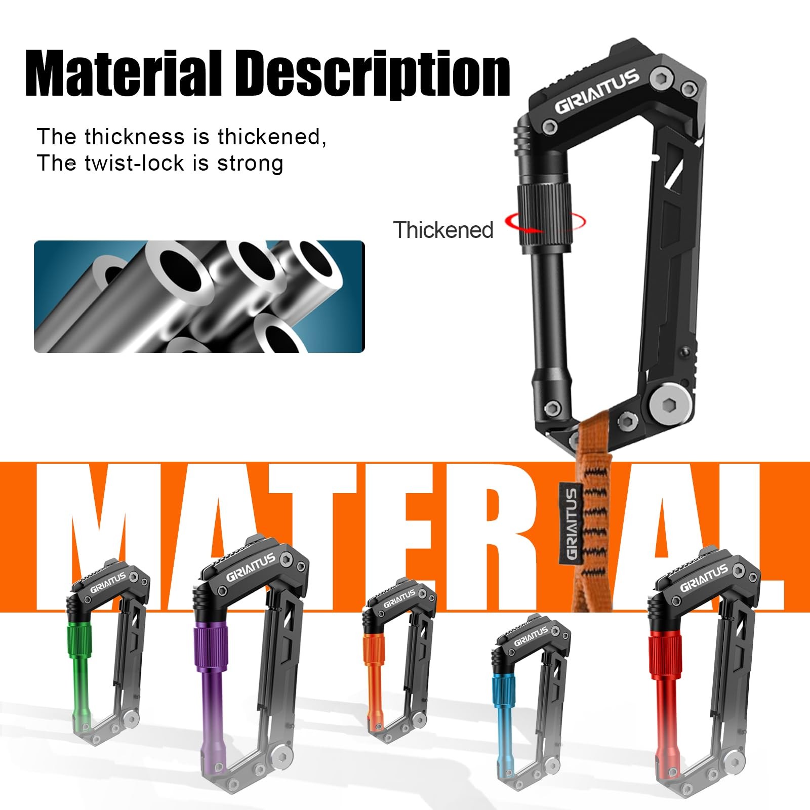 Multitool 8-in-1 EDC Pocket Knife Screwdriver Survival Gear Black