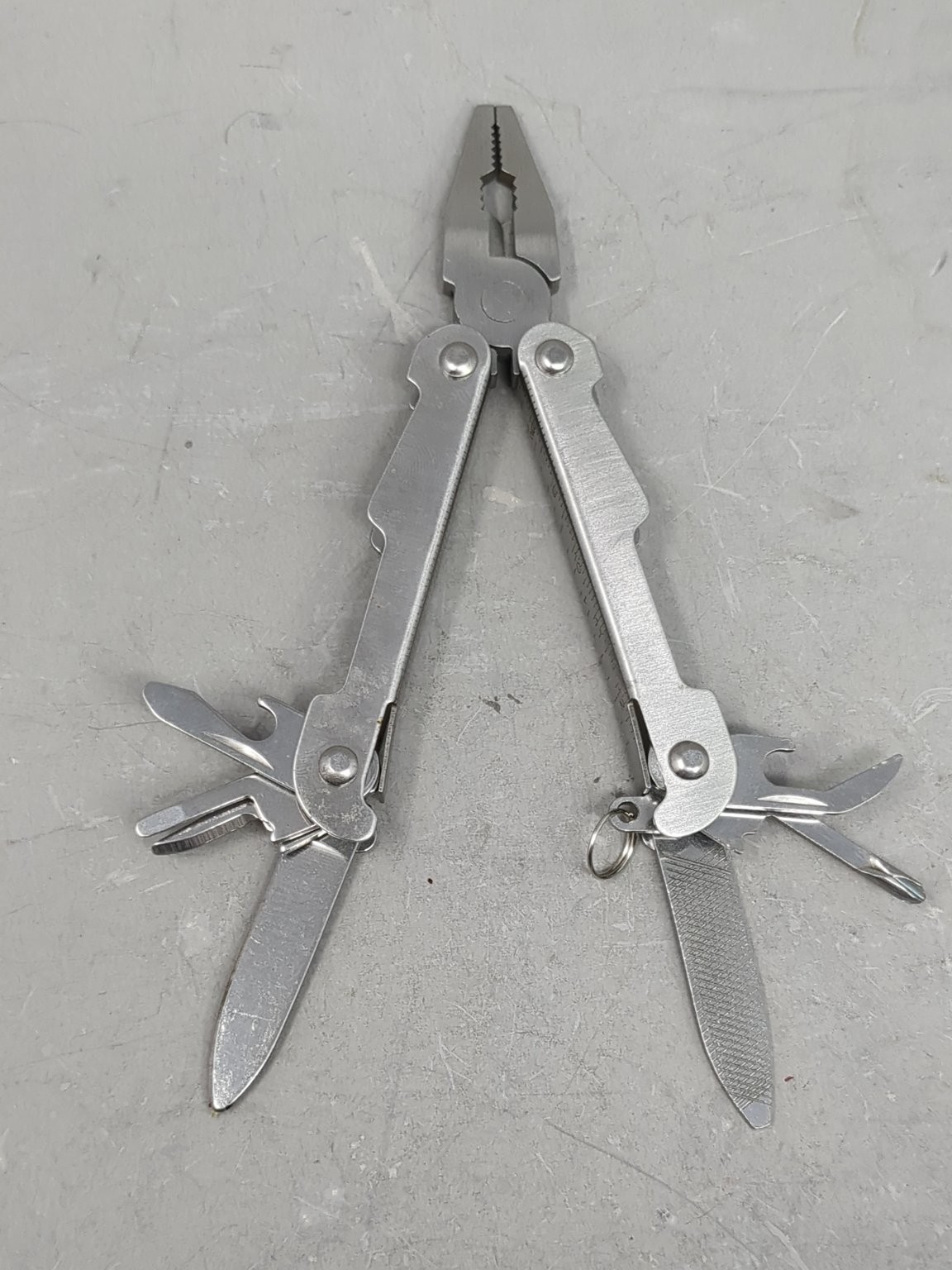Compact Pocket Multi-Tool, EDC Keychain Tool, Stainless Steel Utility Camping