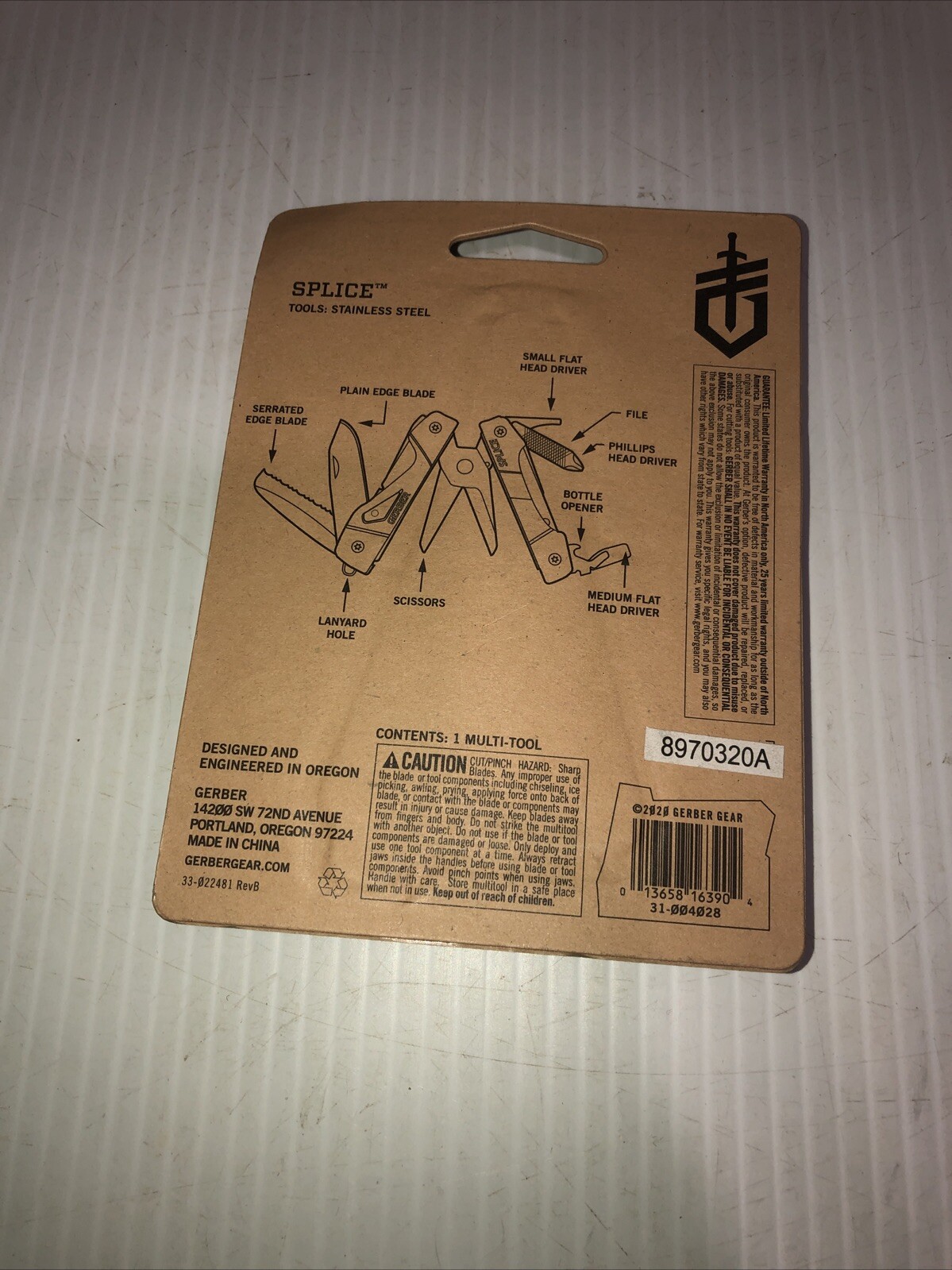 gerber multi tool Splice