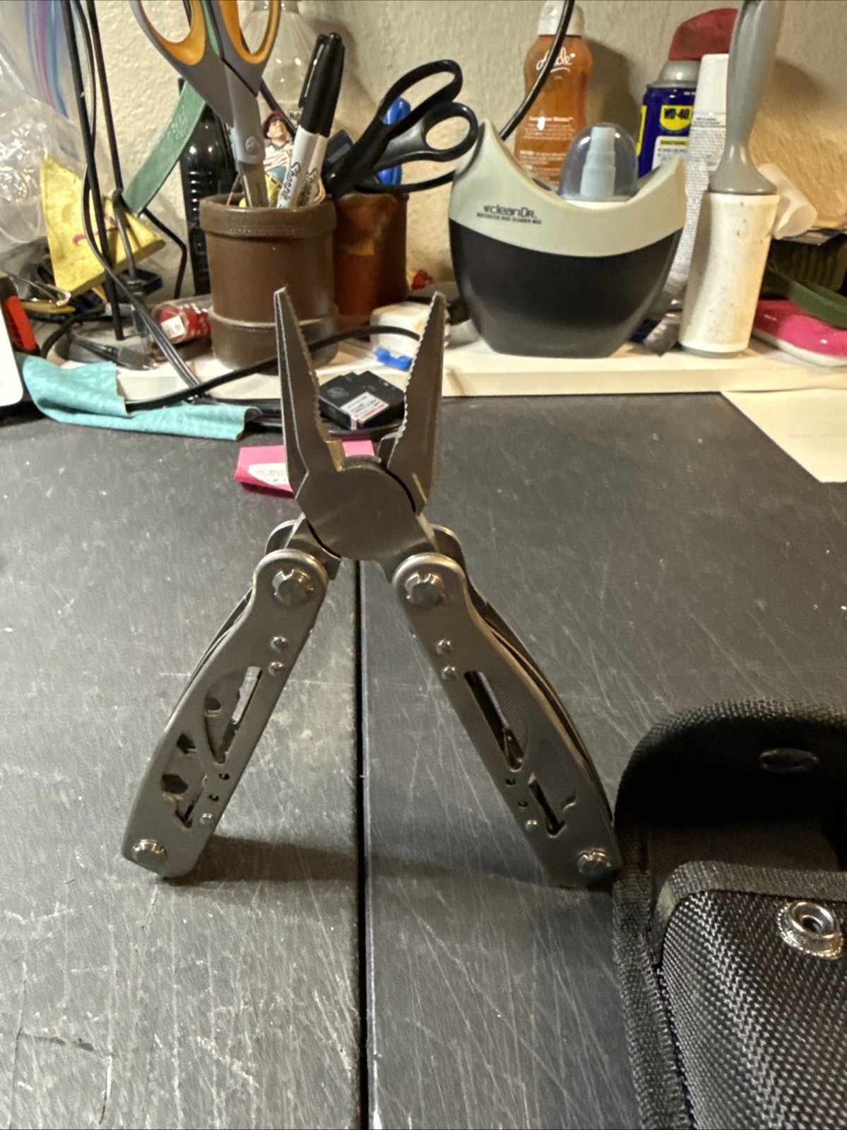 NRA‑ILA Stainless Multi‑Tool w/ Spring Pliers & Hard Form‑Fitted Nylon Pouch