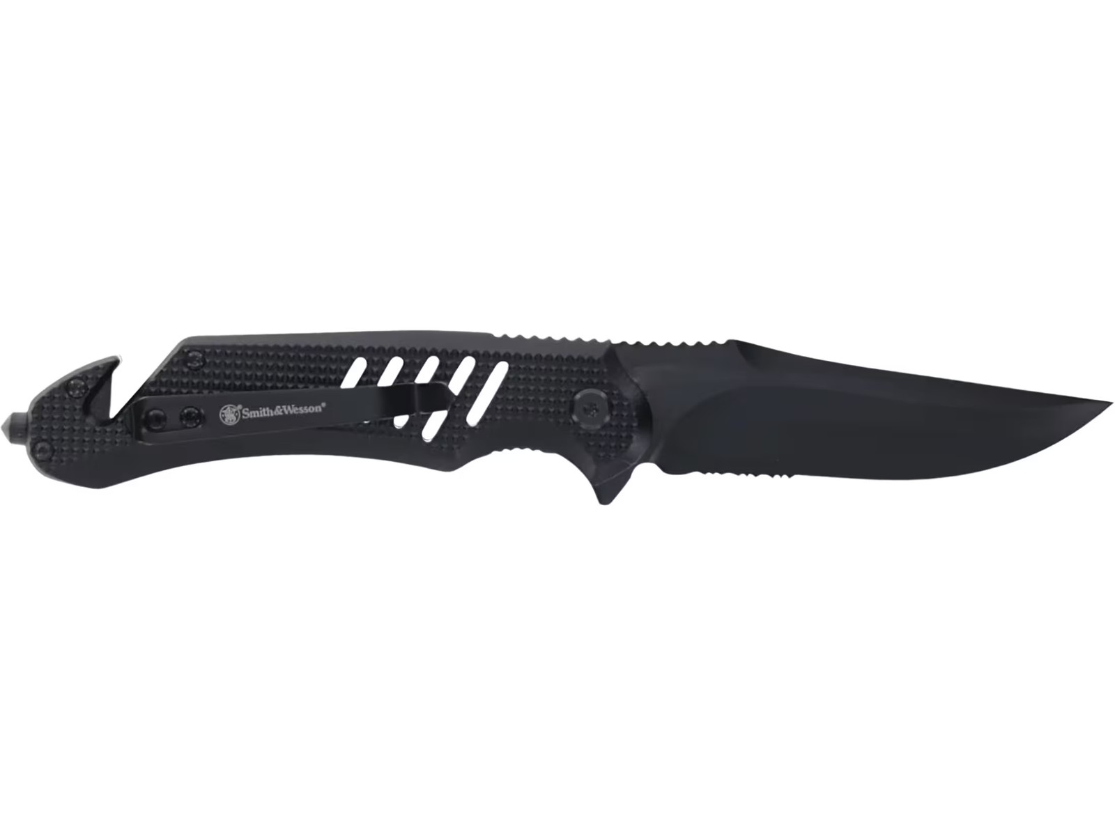 Smith & Wesson Extreme Ops 1227058 Pocket Knife 3.5″ Clip Point 7Cr13 Black