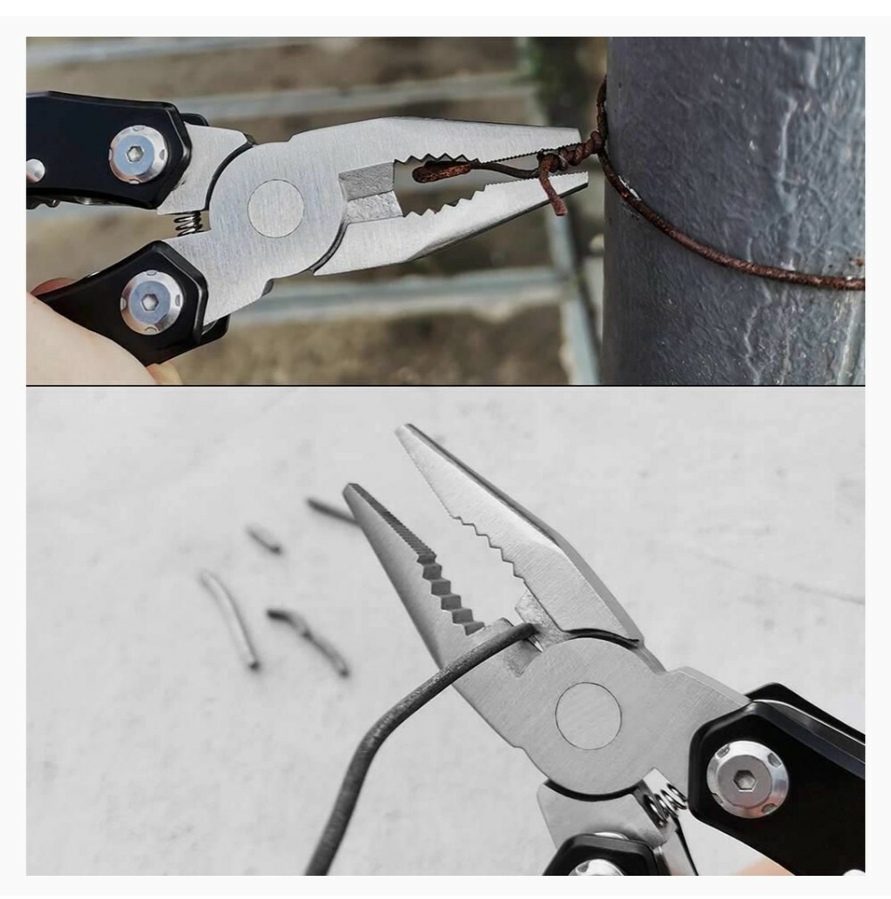 fangfo 14-in-1 Multitool-Everyday, Outdoor, Survival, Camping, Hunting & Hiking