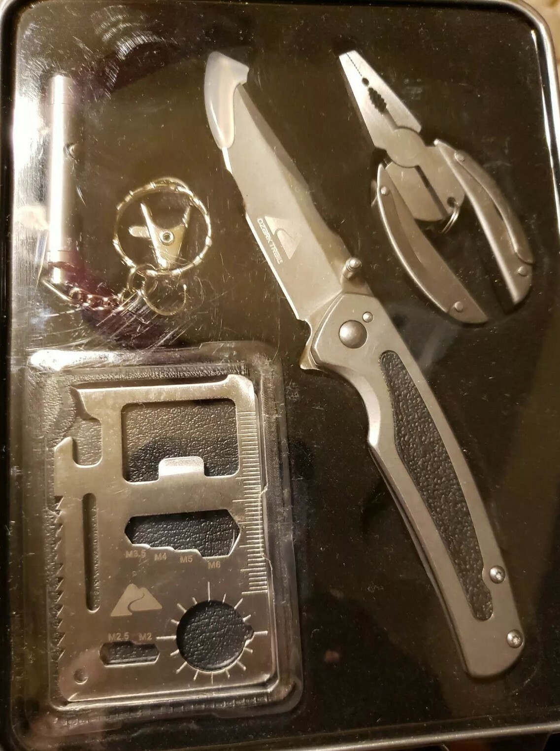 NEW Sealed Ozark Trail 4 Piece Combo Set .Multifunctiona Tool and Knif More..