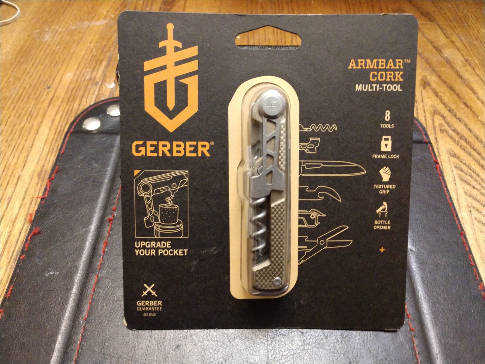 Gerber Armbar Corkscrew Multi Tool 8 Tools N 1 Stainless Steel 3.1 O.Z.