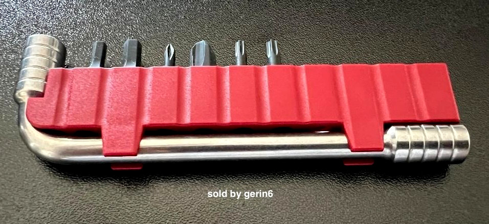 Swiss Army BitCase Wrench & 6 Bits for SwissTool, Victorinox 3.0303, New