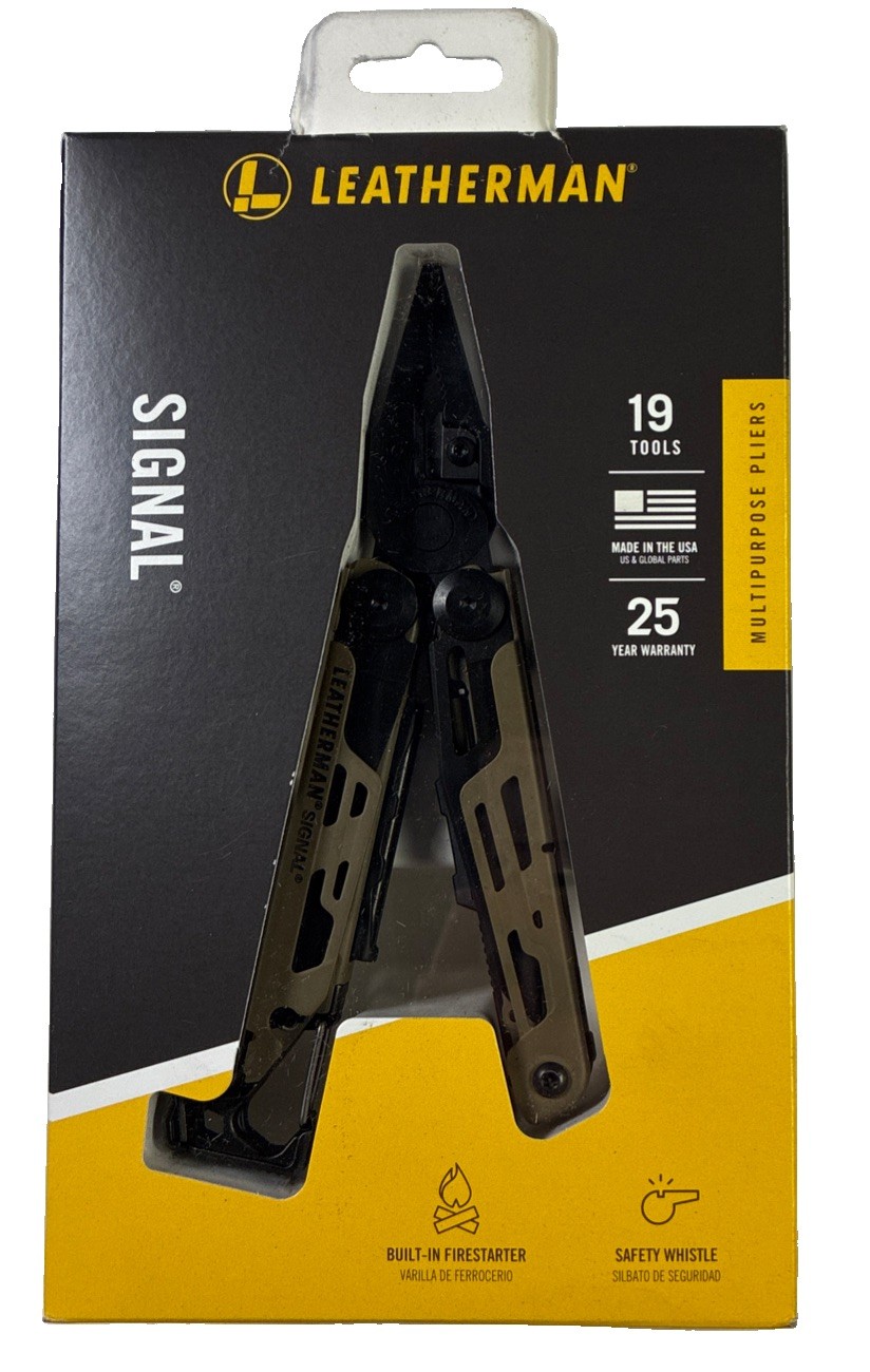 LEATHERMAN Signal 19-in-1 Multi-tool for Outdoors Camping Hiking Fishing