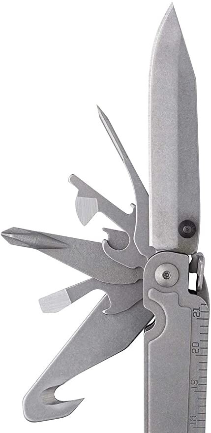 SOG PowerAccess Assist PA-3001 Pliers Ruler Awl Wire Cutter/Crimper Drivers More