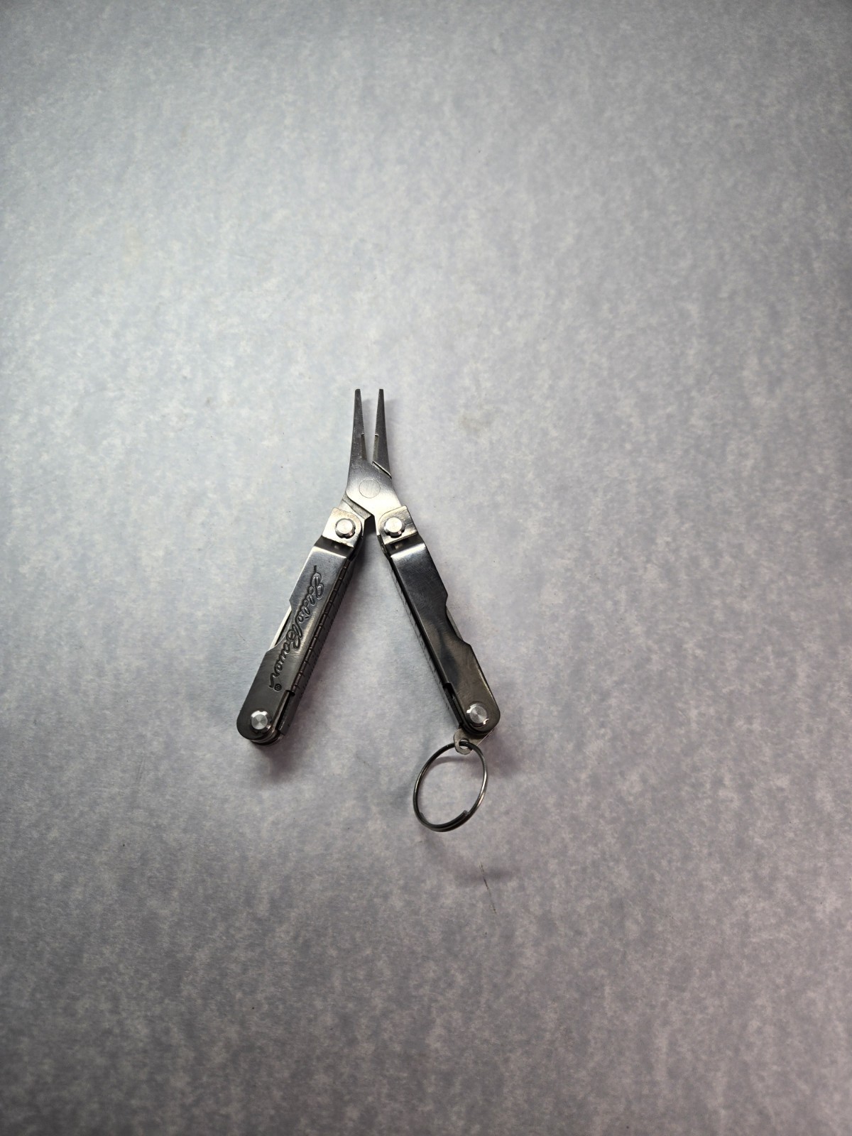 Eddie Bauer Silver Mini Multi-Tool Keychain 8-in-1 4″Open 2.5″Closed