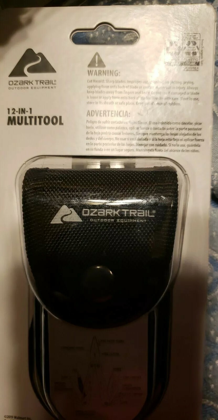 Ozark Trail 12-in-1 Camo Multitool Sheath Included New Sealed