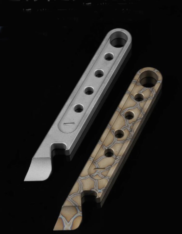 Titanium Alloy Outdoor Multi Tools Pocket Pry Bar Crowbar Bottle Opener EDC
