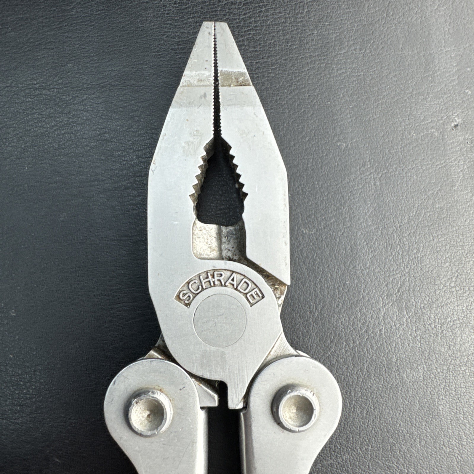 Schrade Tough Tool Multi Tool Silver Stainless Steel Handles
