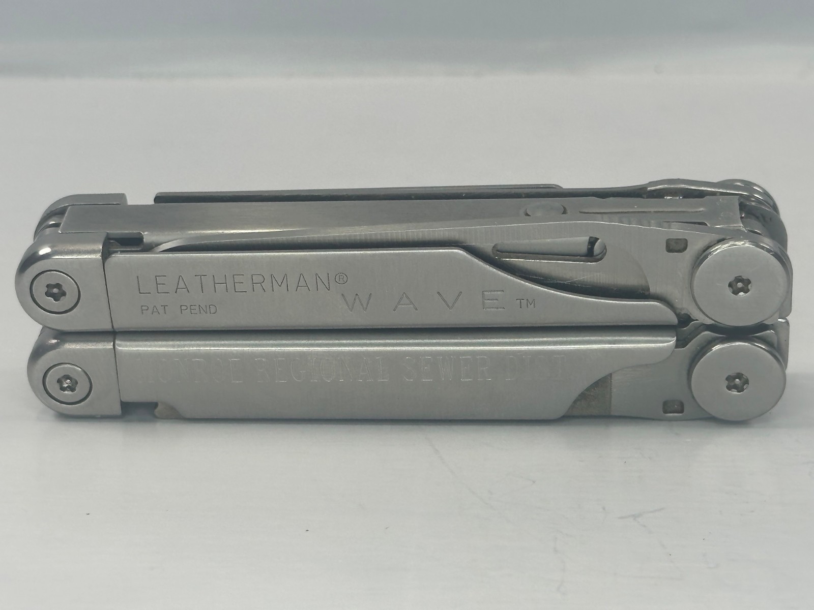 Leatherman Wave Multi Tool Stainless Steel 2003 w/ Leather Sheath Pat Pend USA