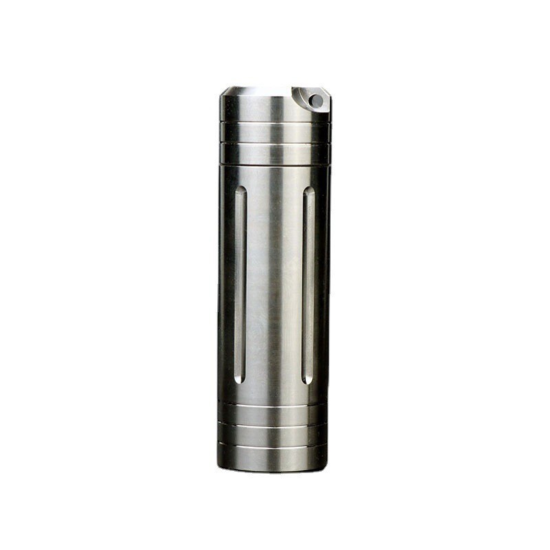 Titanium Alloy Waterproof Case Portable Pill Medicine Capsule EDC Storage Tools