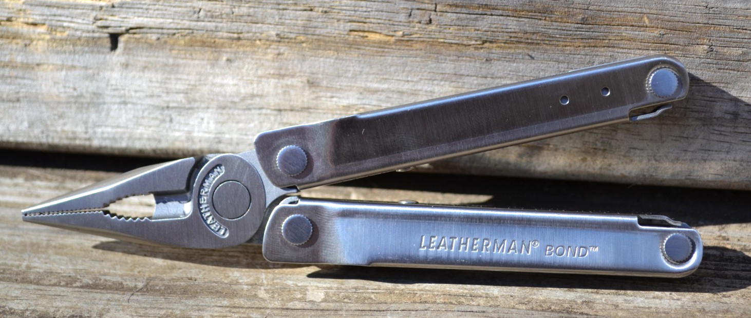 Leatherman Bond Silver Stainless Multi-Tool Knife Pliers & Other Tool–New Other