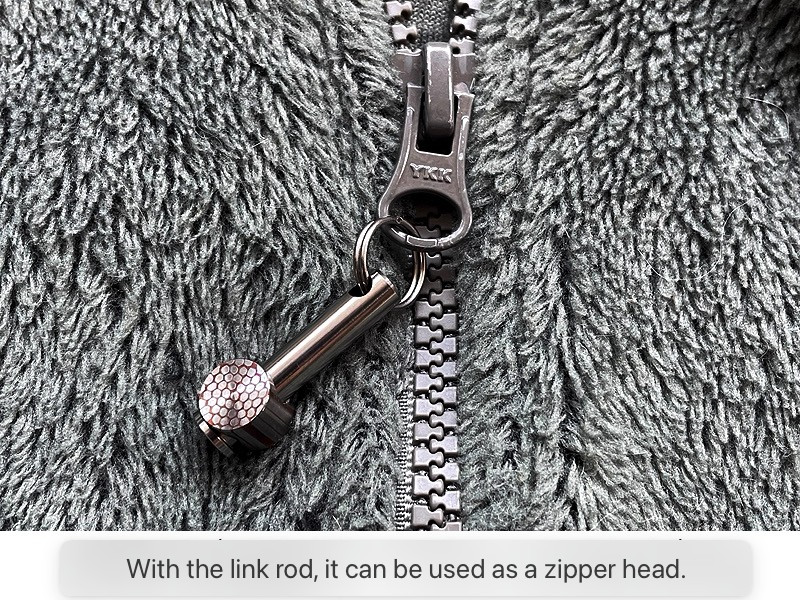 TITANER Superconductivity Knife DIY Cool Lanyard Bead Umbrella Rope Pendant EDC