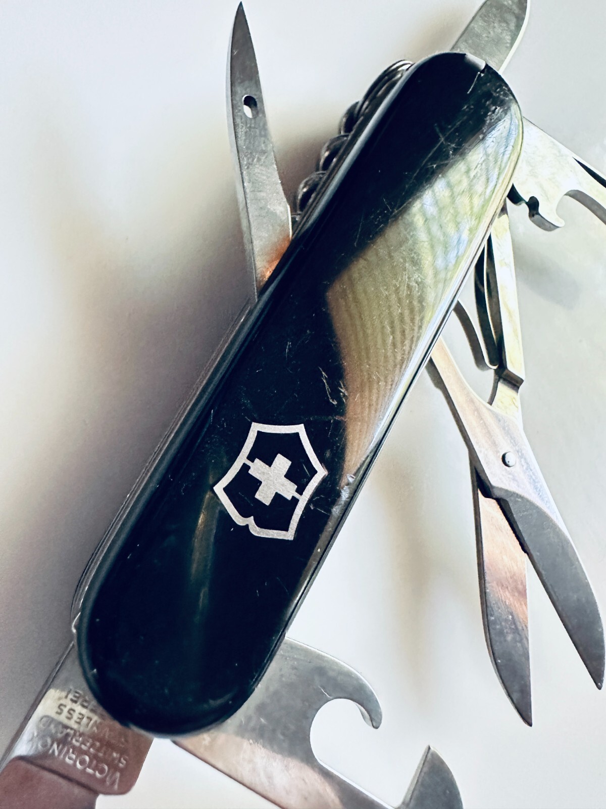 Victorinox 91mm CLIBER Pre Hook Black Multi Tool Pocket Knife