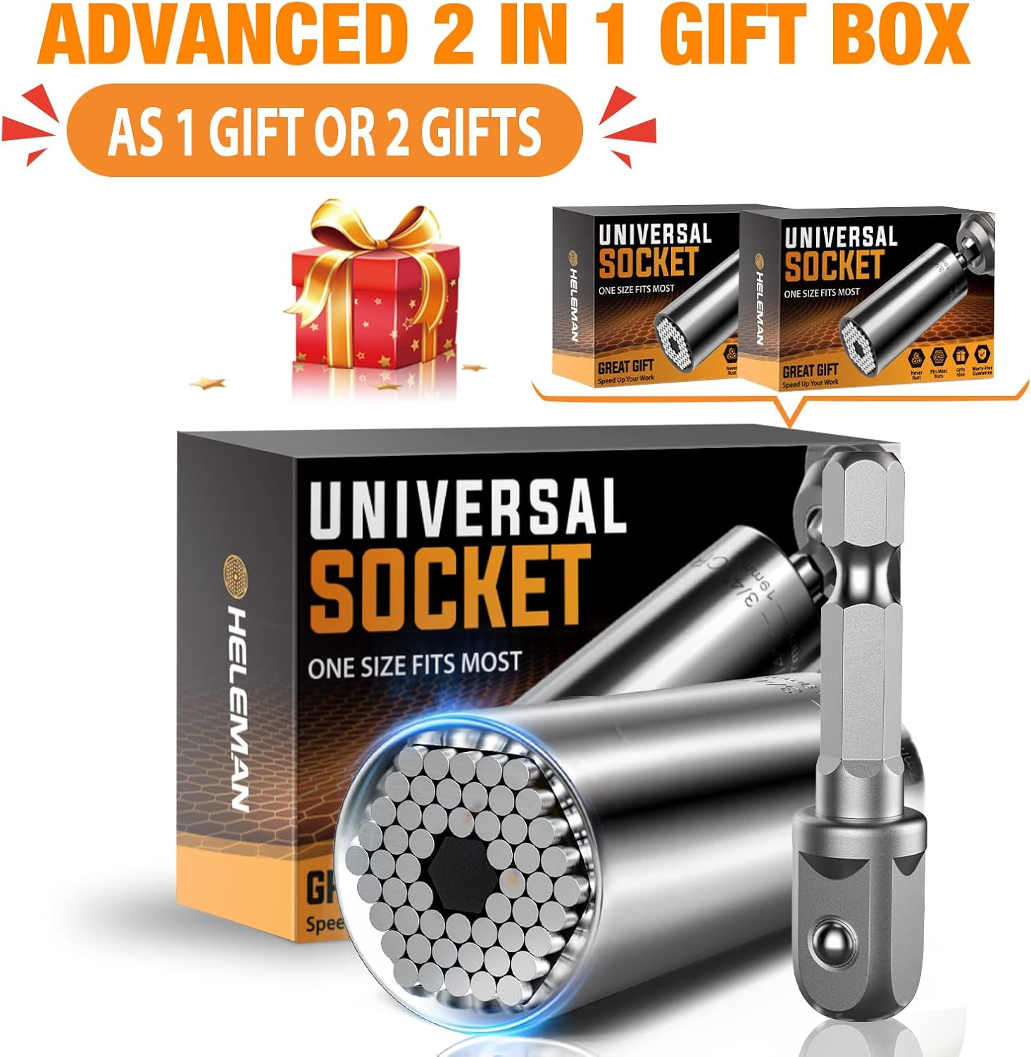 Regalos de San Valentin para Hombre Juego de Dados Universales y Adaptador XXX