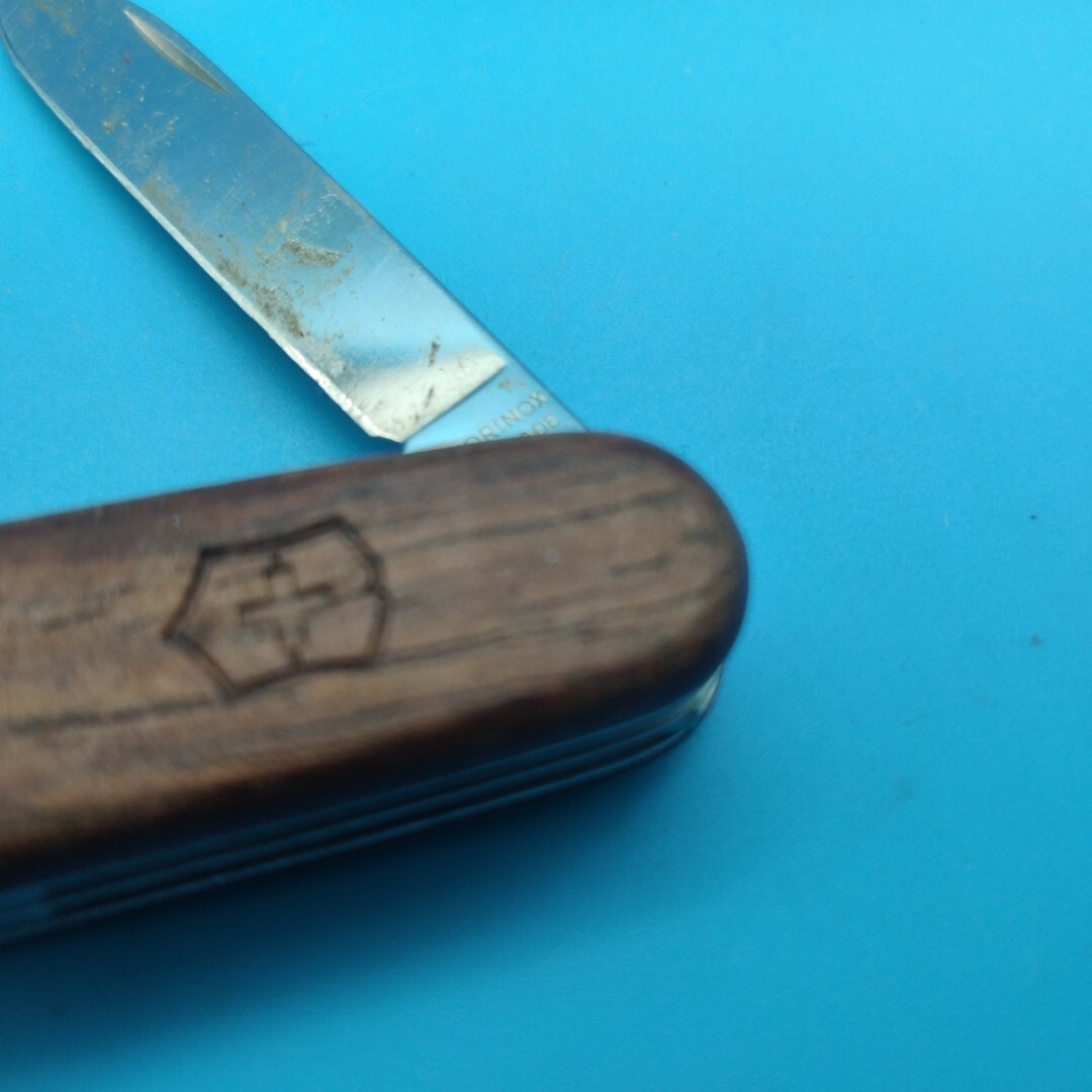 Victorinox Sportsman Wood Swiss Army Knife with Walnut scales- hunt, fish, camp