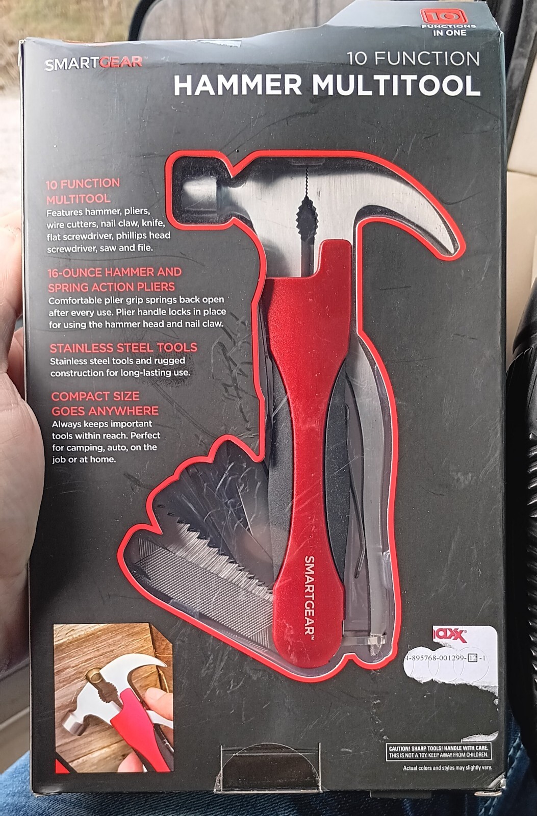 Smart Geat Hammer 10 Tool Multitool Geeat For Home Or Camping.