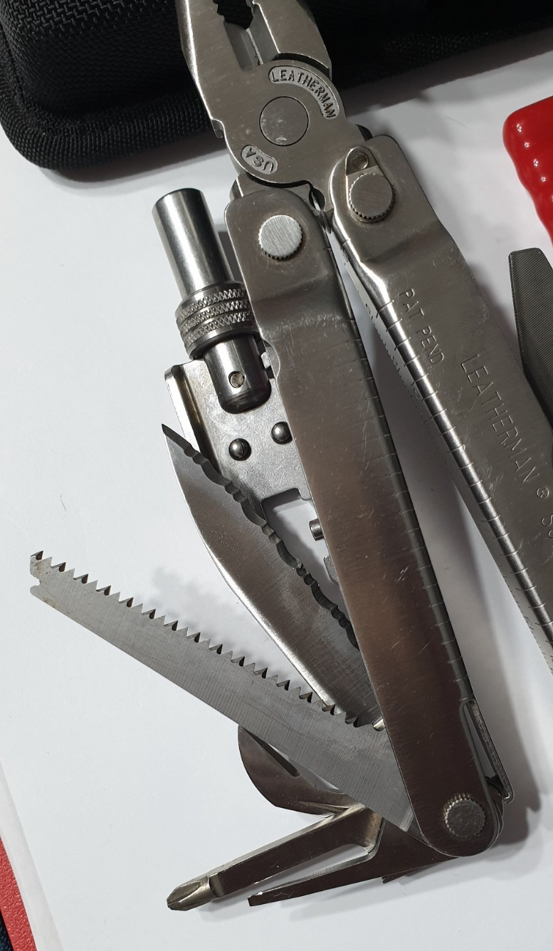 🔥🔥 Leatherman Super Tool Gen 1 OG + Bits + Adapter Hard Nylon Case Rare Set