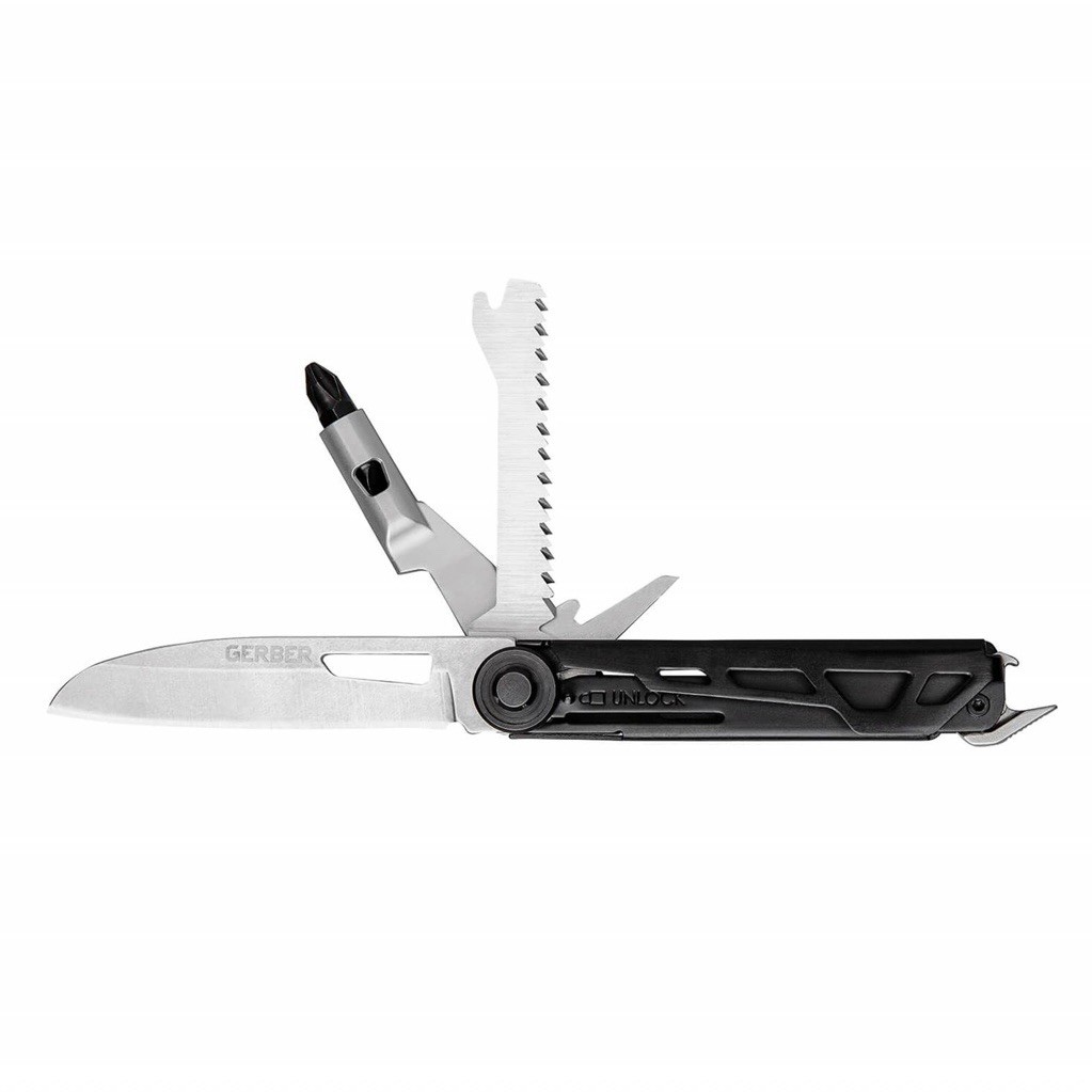 Gerber Armbar Trade Multi-Tool 2.5″ Stainless Steel Blade 8 Functions 3.1oz Onyx