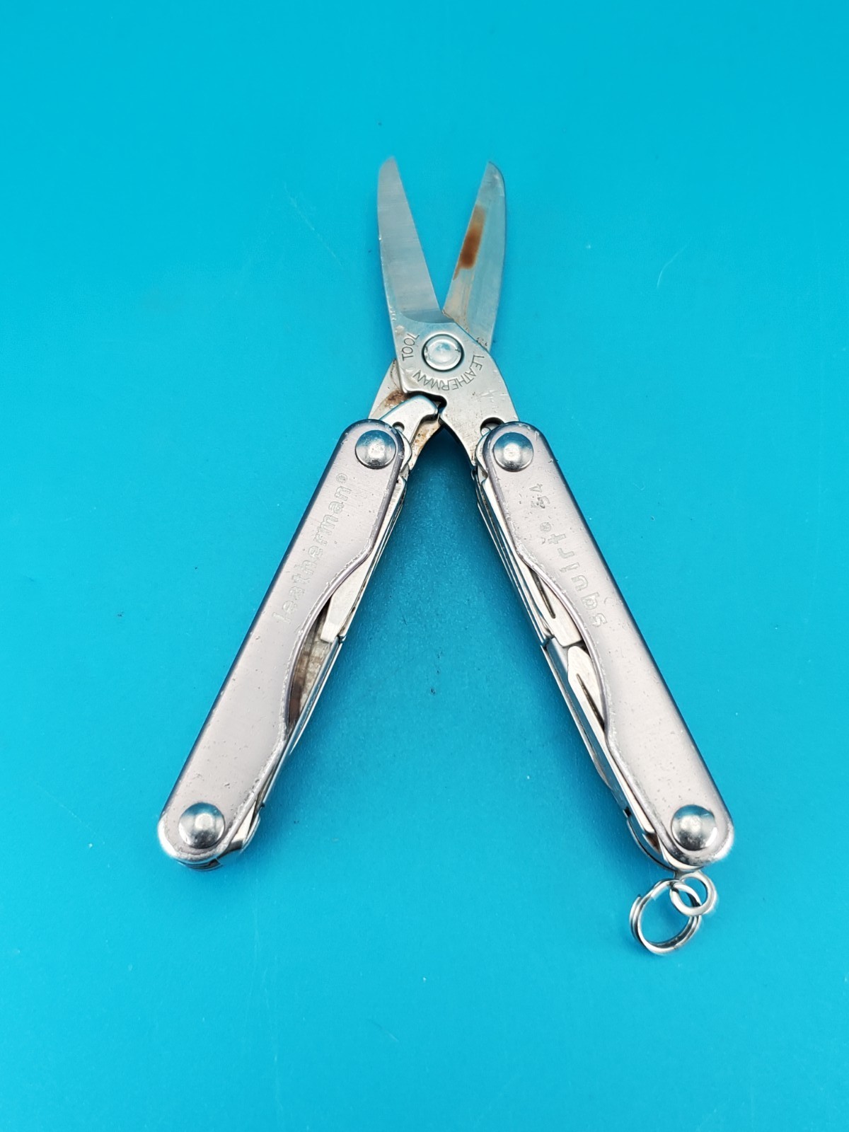 Leatherman Squirt S4 Multi-Tool, Key Ring, Retired, GRAY!