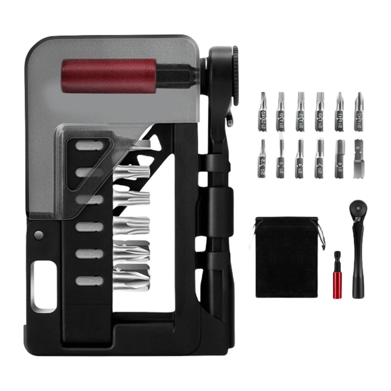 Two Way Ratchet Wrench Key Tool Set for Bike Portable