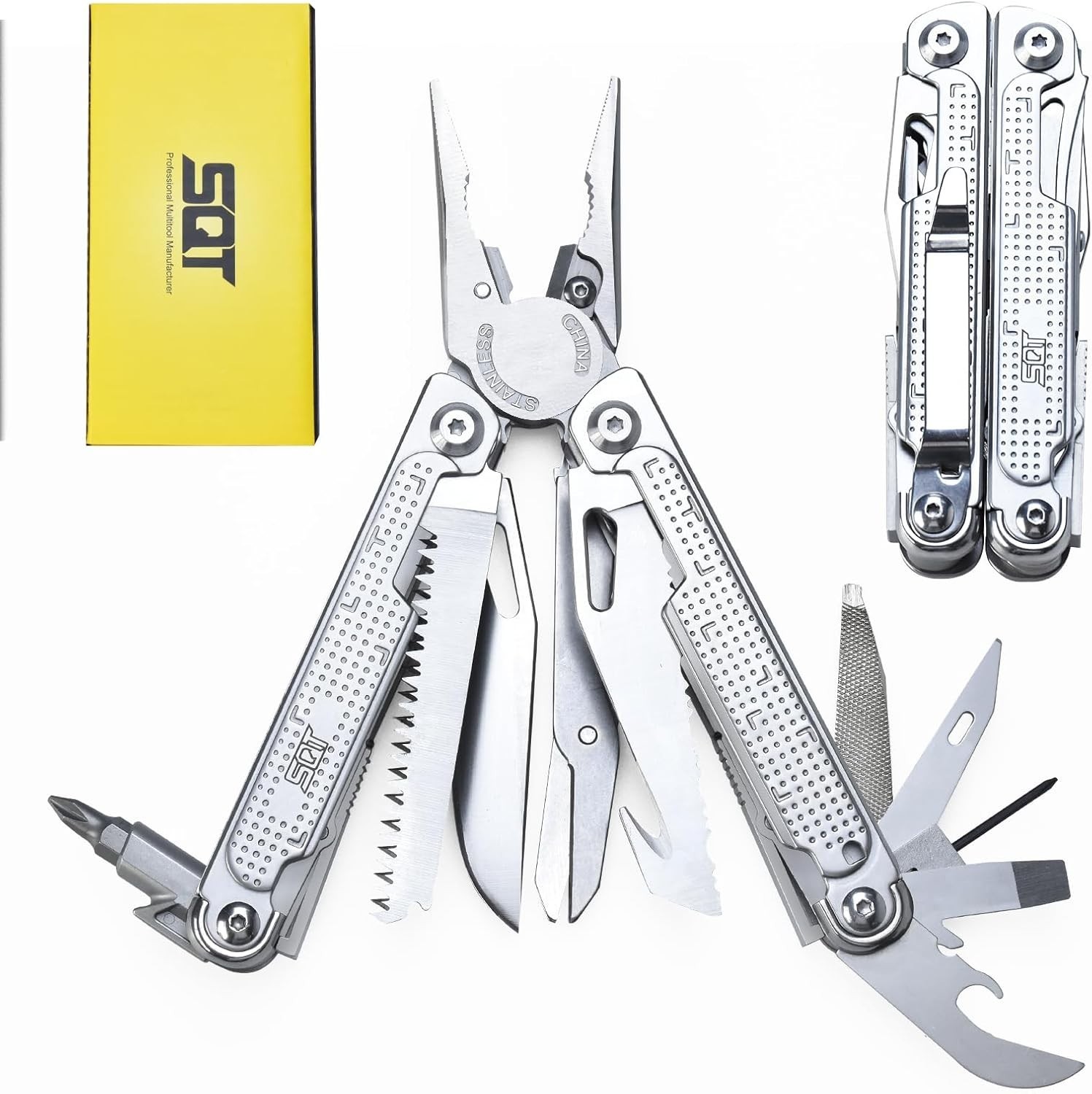 Versatile 20-in-1 Foldable Multitool – Perfect for DIY, Camping & Home Repairs