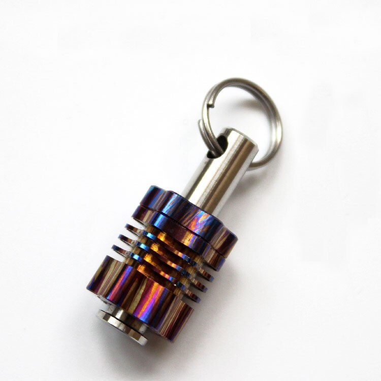HotTITANER Damascus Knife Handle Lanyard DIY Bead Umbrella Rope Pendant Necklace