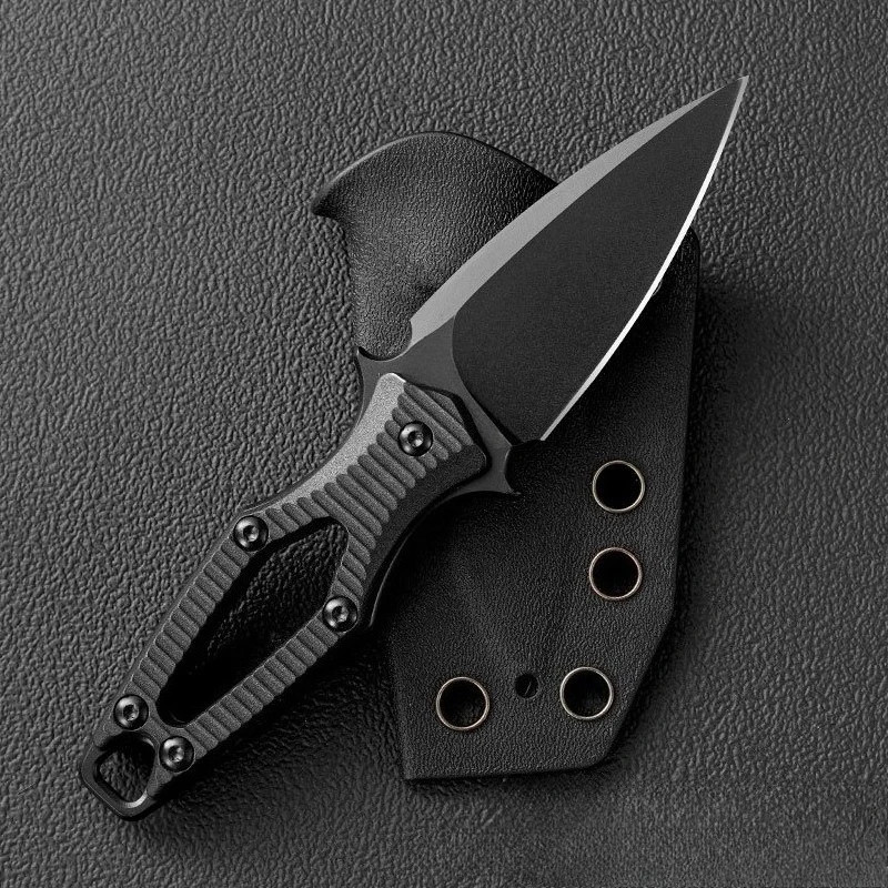 2025Outdoor Small Straight Knife EDC Tool High Hardness Stainless Steel camping