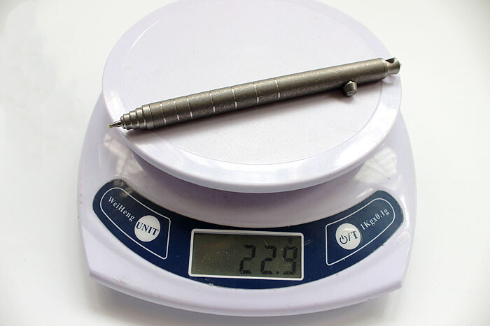 Titanium Alloy Press Tactical Pen Portable Signature Pen Office Stationery