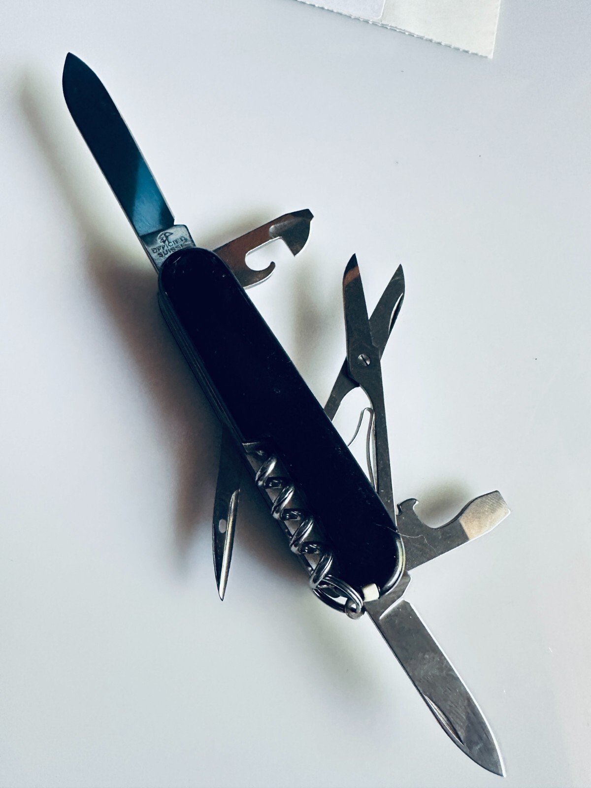 Victorinox 91mm CLIBER Pre Hook Black Multi Tool Pocket Knife