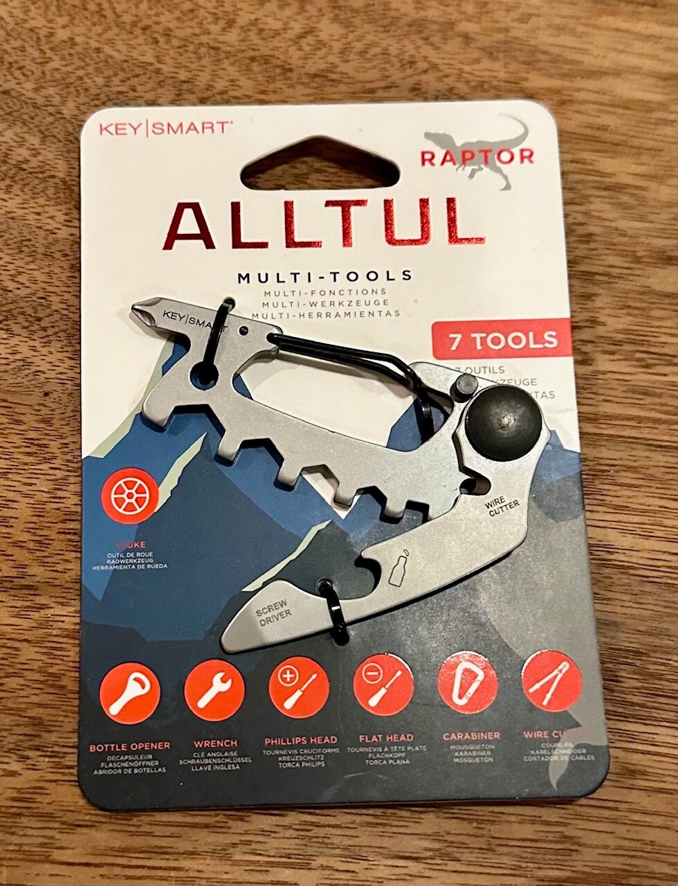 NEW – KeySmart – ALLTUL 7 in 1 MULTI-TOOL – RAPTOR