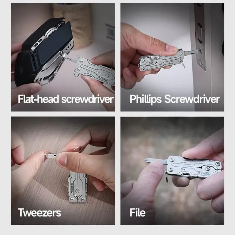 NEW Mini Multitool Portable Folding Multi Tool Compact Handheld Functional EDC