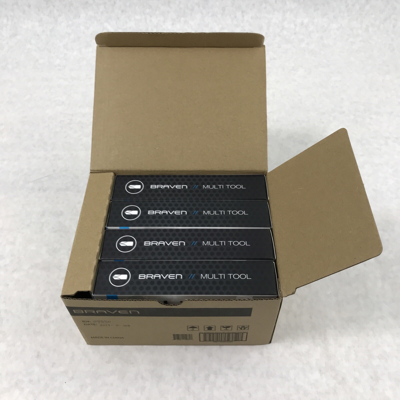 Lot of 4 Braven BRV-PRO Series Accessory Nine Tool Signal Mirror Multi Tool