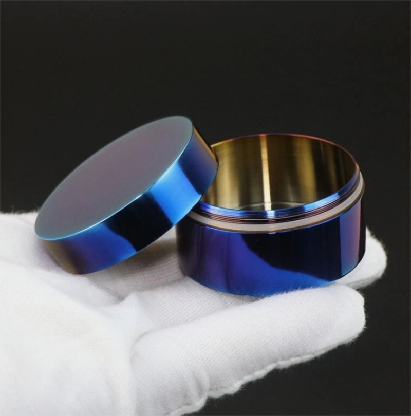 TC4 Titanium Waterproof Pill Container Case EDC Outdoor Portable Storage Box Hot